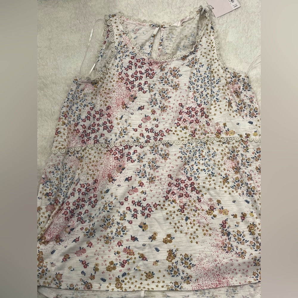 Lauren Conrad Peplum Tank Top
